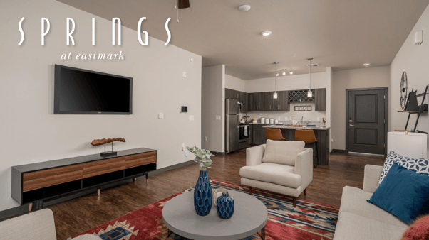 Springs at Eastmark Interior Kitchen and Livingroom 