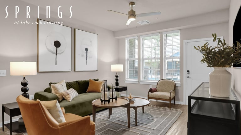 Springs at Lake Cook Crossing Living Room