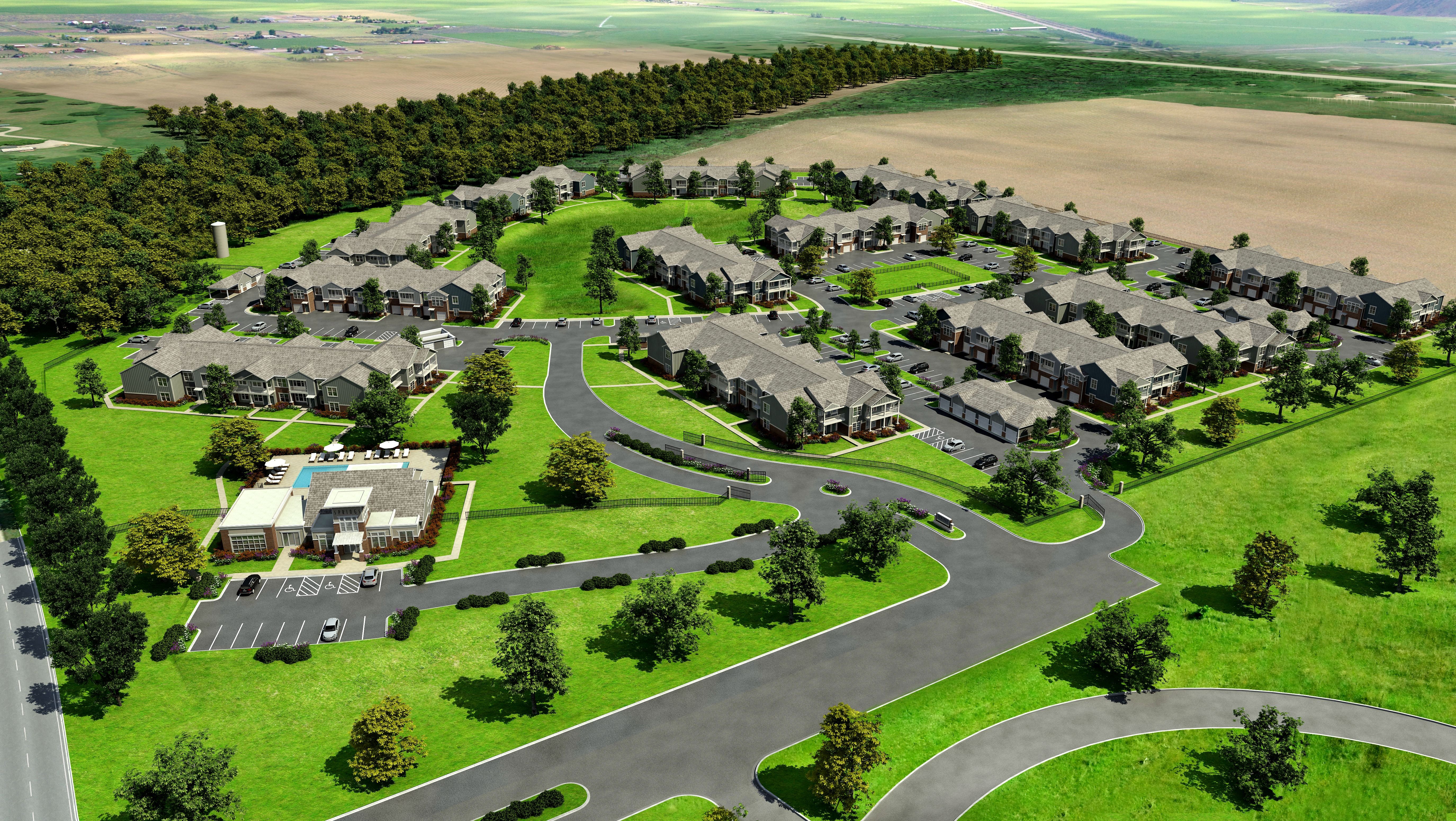 Beautiful Aerial View | Springs at Canterfield