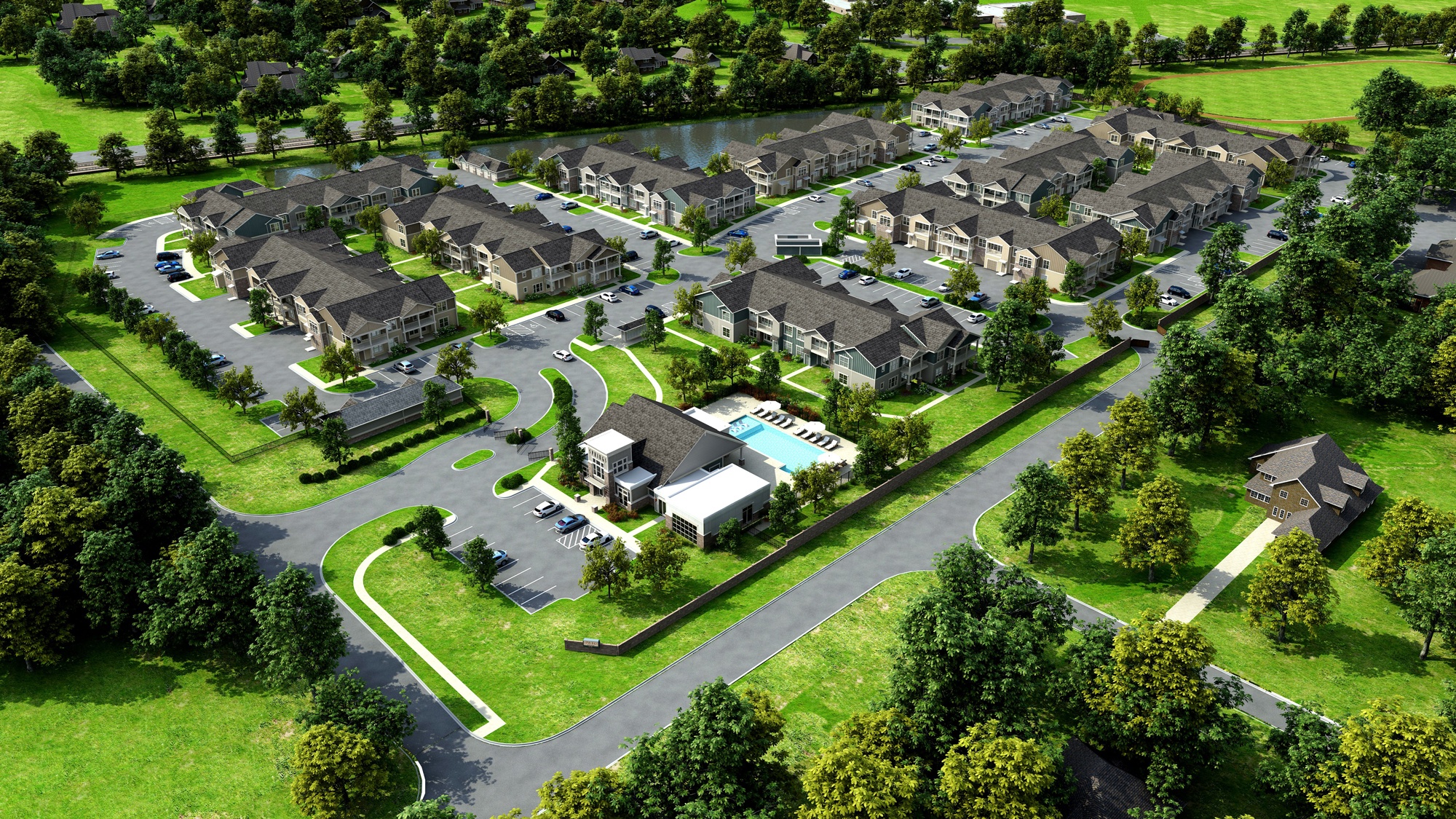 Springs at La Grange | Aerial Flyover
