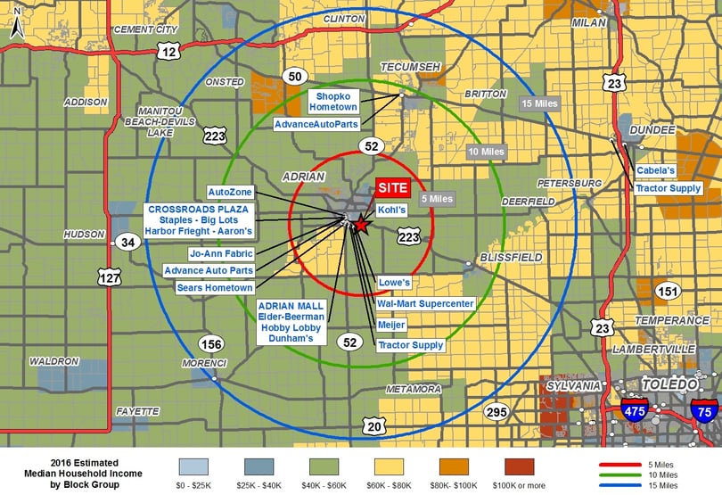 Retail Space Available │ Adrian Michigan Land