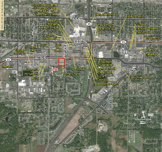 Waite_Park_MN_Kmart_Aerial_Map